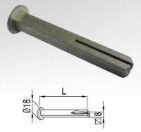 tyhran F9 8x70 mm s kruhovou zarkou, pozinkovan