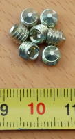 ervk M6x6 mm s hrotem, otvor 3mm inbus